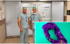 إنقاذ مسنة من الاختناق في المركز الطبي زيڤ بعد اكتشاف ربطة شعر كبيرة عالقة عند...