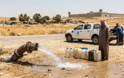 أزمة مياه في النقب: انفجار خط رئيسي بـ