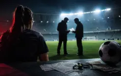 مقابل المال.. اعتقال لاعبين اثنين ولاعبة سابقة بشبهة التلاعب بنتائج مباريات كرة القدم...