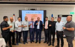 رؤساء سلطات محلية في الجليل والجولان في لقاء معايدة بالمركز الطبي زيڤ