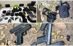 الطيبة: اعتقال 7 مشتبهين وضبط أسلحة وسترات واقية وطائرات مسيرة عقب حادثة إطلاق نار