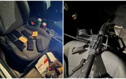 الشرطة تعتقل مسلحيْن في رهط وبحوزتهما بندقية M-16 