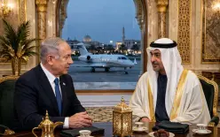 نتنياهو يلتقي سراً بمحمد بن زايد في أبوظبي