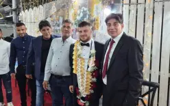 صورة- بعد أن حُرم من فرحة زفافه جراء اعتقاله، الدكتور موسى حصادية من الفريديس...