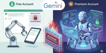 جوجل تحجب النماذج المتقدمة لـ Gemini عن الحسابات المجانية