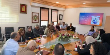 وفد رفيع المستوى من وزارة التربية والتعليم في زيارة عمل إلى بلدية كفرقرع