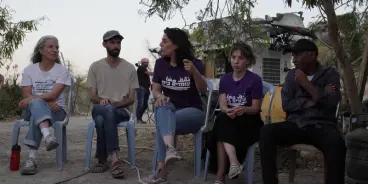 خيمة تضامن وحضور ميداني في خان الأحمر| 