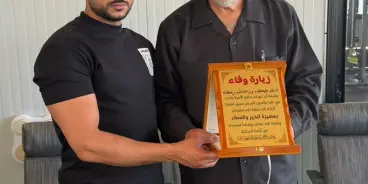 الشيخ رائد صلاح يزور عائلة المرحوم علي طربية ويكرّم مسيرته بدرع الوفاء