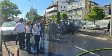 انفجار مركبة في حيفا وإصابة رجل بجروح حرجة