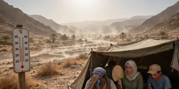 الأرصاد الإسرائيلية: موجة حر تضرب البلاد و44 درجة في الأغوار