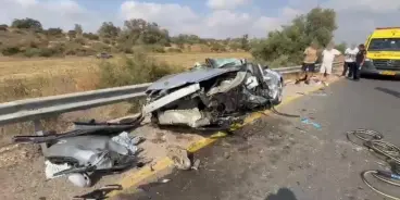 إصابة رجل بجروح خطيرة في حادث طرق قرب بيت شيمش