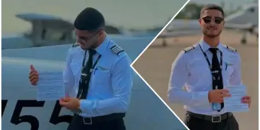  بعمر 21 عامًا.. ساري أبو يونس يصبح أصغر طيار تجاري عربي في البلاد 