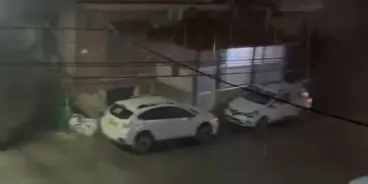 شاهدوا - كفر مندا: أمطار غزيرة تغمر الشوارع والساحات