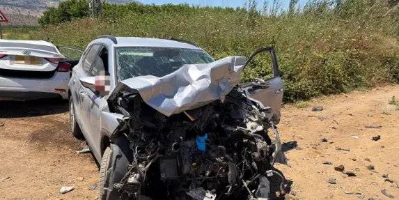 منطقة كريات شمونة: إصابة شخصين بجراح خطيرة إثر حادث طرق بين مركبتين