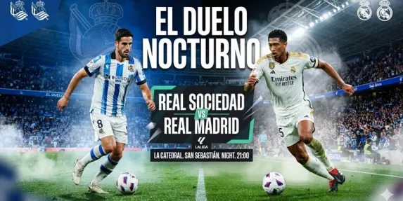 الملكي يدشن رحلة استعادة العرش الليلة: ريال مدريد يحل ضيفًا ثقيلًا على ريال سوسيداد