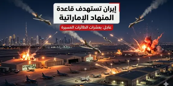 إيران تعلن قصف قاعدة 