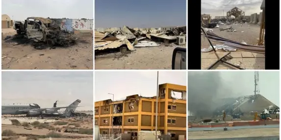 صور: الكشف عن تدمير ايران للقواعد الأمريكية في السعودية والكويت والأردن