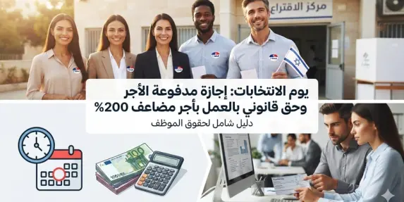 أجر مضاعف بنسبة 200% وعطلة مدفوعة.. تعرف على الحقوق القانونية الكاملة للموظفين والعمال في...