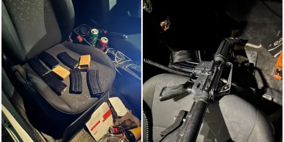 الشرطة تعتقل مسلحيْن في رهط وبحوزتهما بندقية M-16 