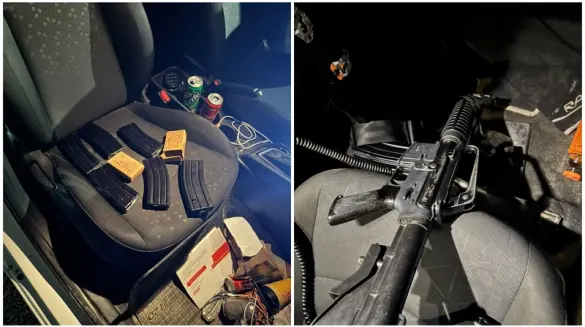 الشرطة تعتقل مسلحيْن في رهط وبحوزتهما بندقية M-16